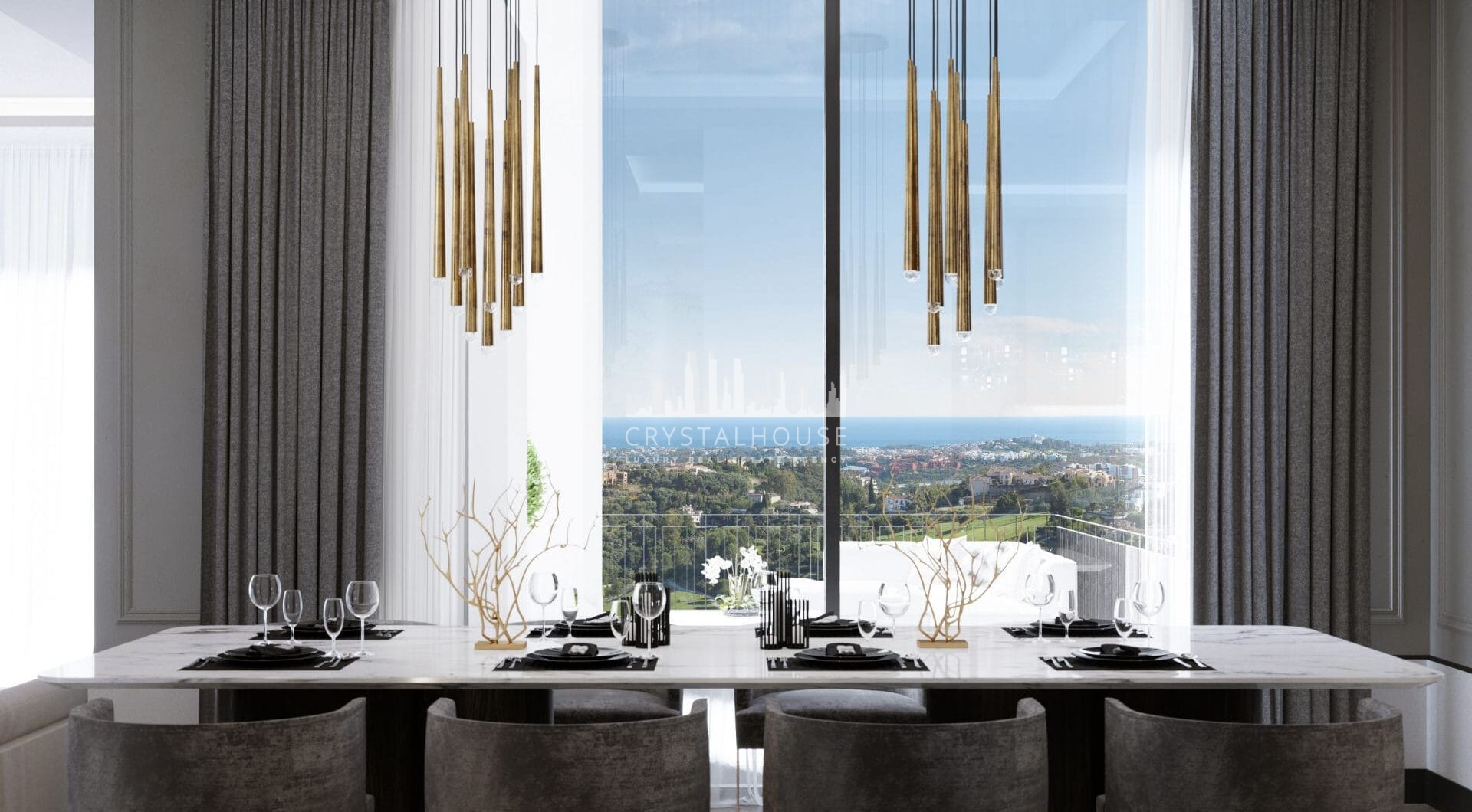 In the heart of the prestigious El Herrojo Alto community lies a villa that beautifully combines traditional Andalusian elegance with modern luxury.