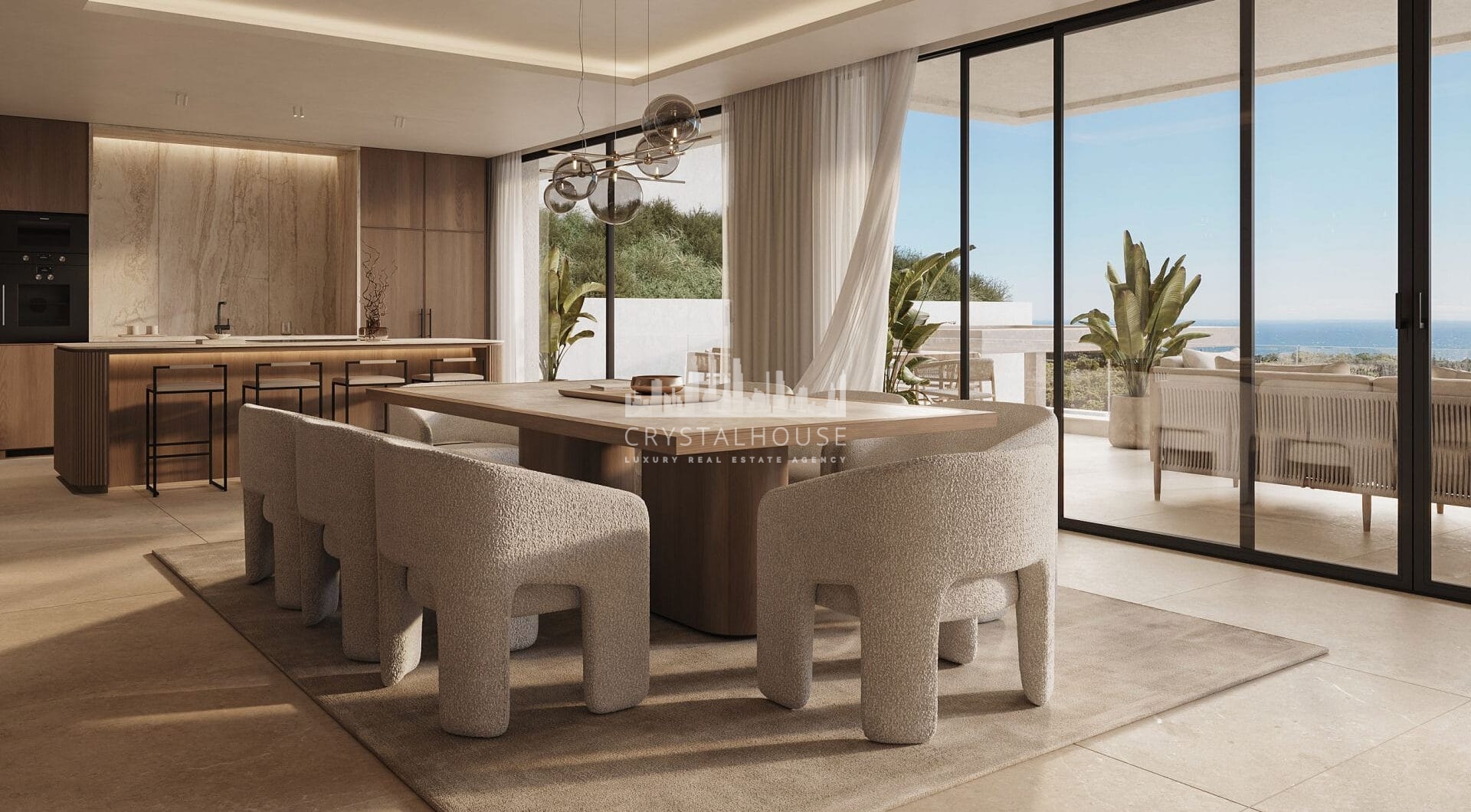 Introducing Villa Ember, an exquisite new addition to the picturesque neighbourhood of Elviria in Marbella East.