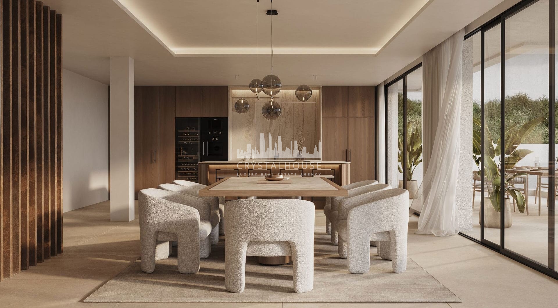 Introducing Villa Ember, an exquisite new addition to the picturesque neighbourhood of Elviria in Marbella East.