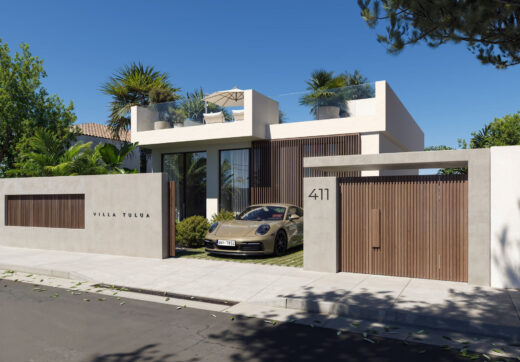 Villa Tulua is a design-led luxury villa for sale in the dream location of Nueva Andalucía, positioned on an elevated ridge that offers unrivalled panoramic views.
