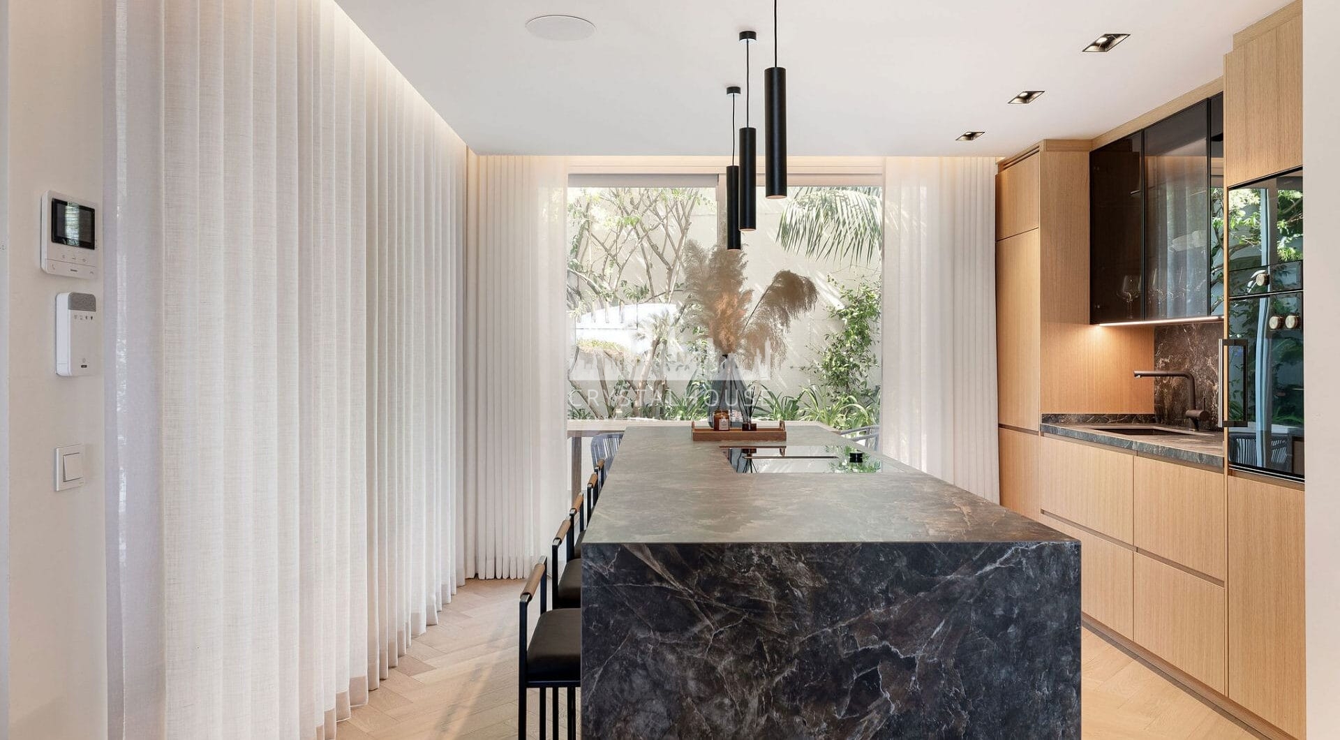 La Maison Saint Germain is an exceptional two-storey townhouse for sale  in the prestigious Golden Mile, a highly sought-after area known for its refined residences, excellent amenities, and seamless connectivity to Marbella’s finest offerings.