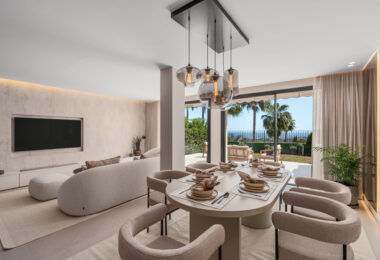 Maison Vue is a meticulously renovated three-level townhouse for sale located in the secure, well-maintained community of La Quinta Hills in Benahavís.
