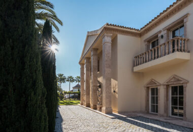 Villa Sinfonía is a remarkable three-floor estate for sale  in the prestigious gated community of Sierra Blanca on the Costa del Sol.