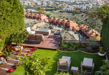 Modern semi-detached villa in La Alqueria, Mijas, within a private gated complex of just 8 homes.