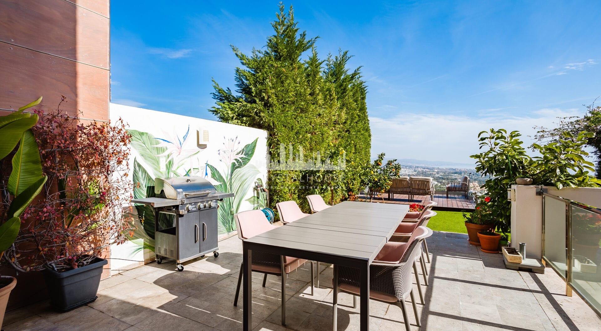 Modern semi-detached villa in La Alqueria, Mijas, within a private gated complex of just 8 homes.