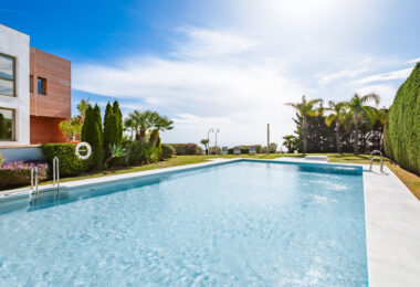 Modern semi-detached villa in La Alqueria, Mijas, within a private gated complex of just 8 homes.