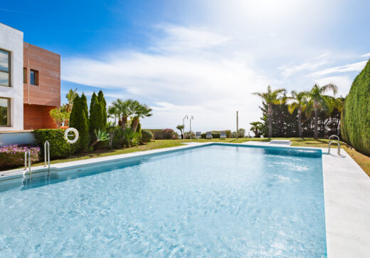 Modern semi-detached villa in La Alqueria, Mijas, within a private gated complex of just 8 homes.