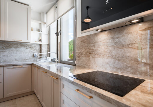 Modern semi-detached villa in La Alqueria, Mijas, within a private gated complex of just 8 homes.