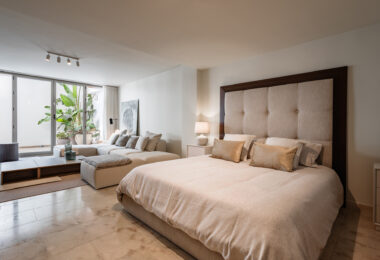 Modern semi-detached villa in La Alqueria, Mijas, within a private gated complex of just 8 homes.