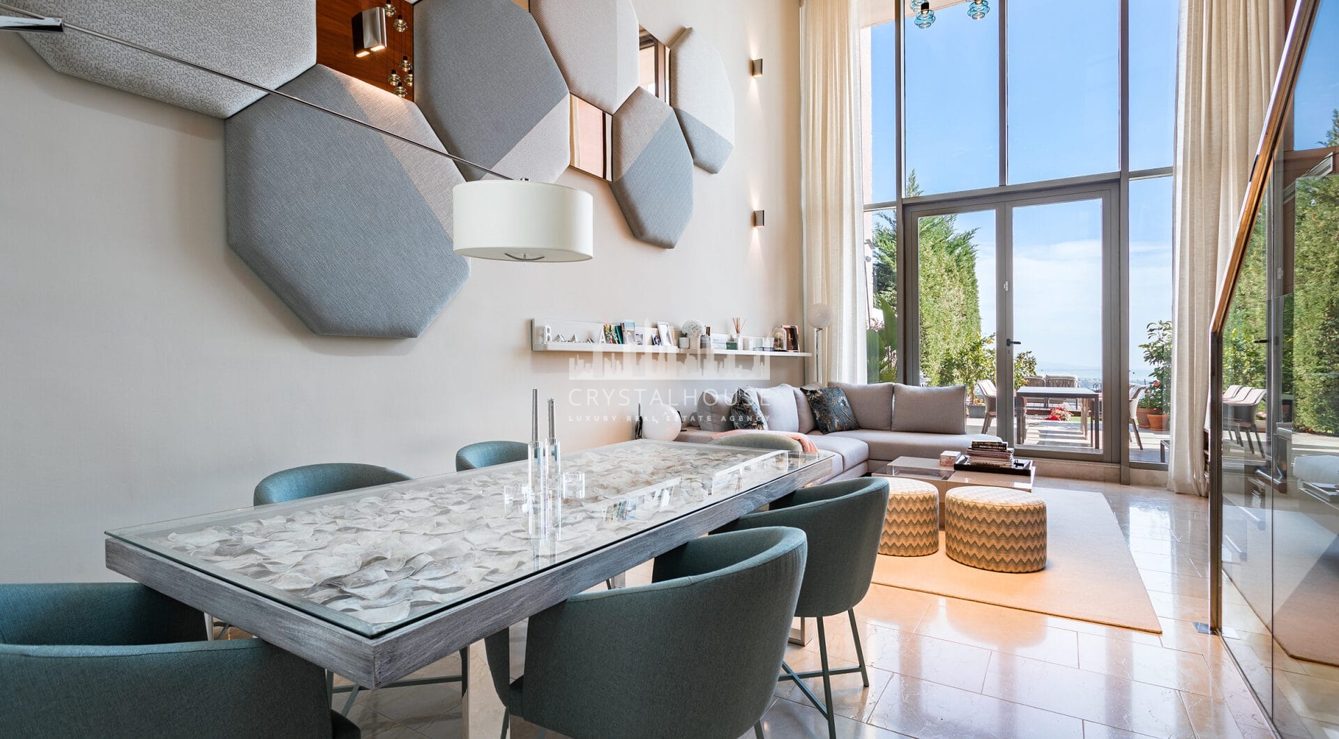 Modern semi-detached villa in La Alqueria, Mijas, within a private gated complex of just 8 homes.