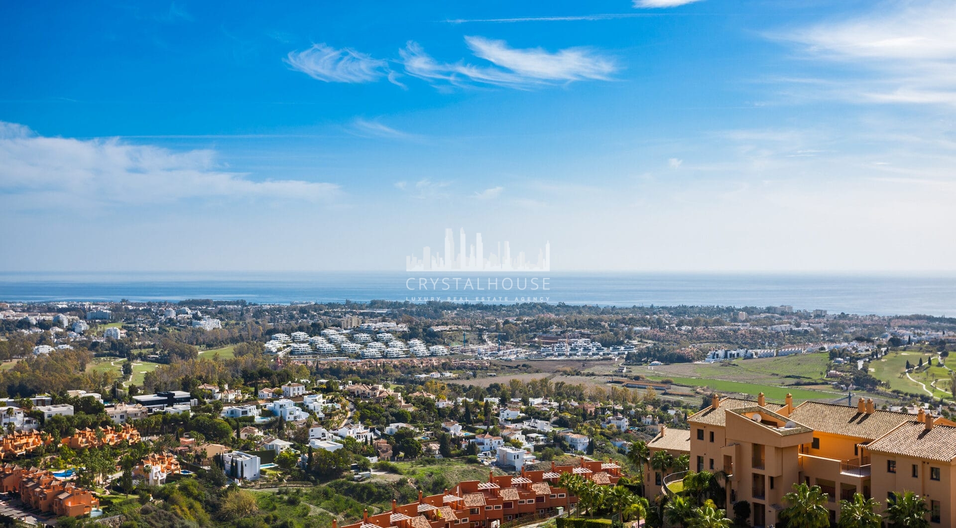 Modern semi-detached villa in La Alqueria, Mijas, within a private gated complex of just 8 homes.