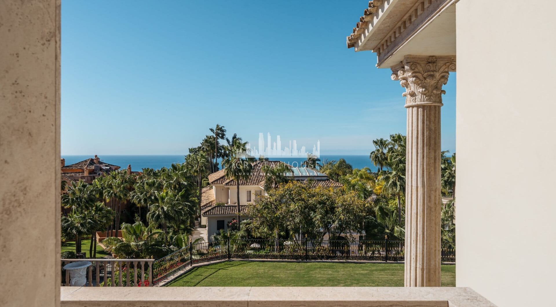 Villa Sinfonía is a remarkable three-floor estate for sale  in the prestigious gated community of Sierra Blanca on the Costa del Sol.