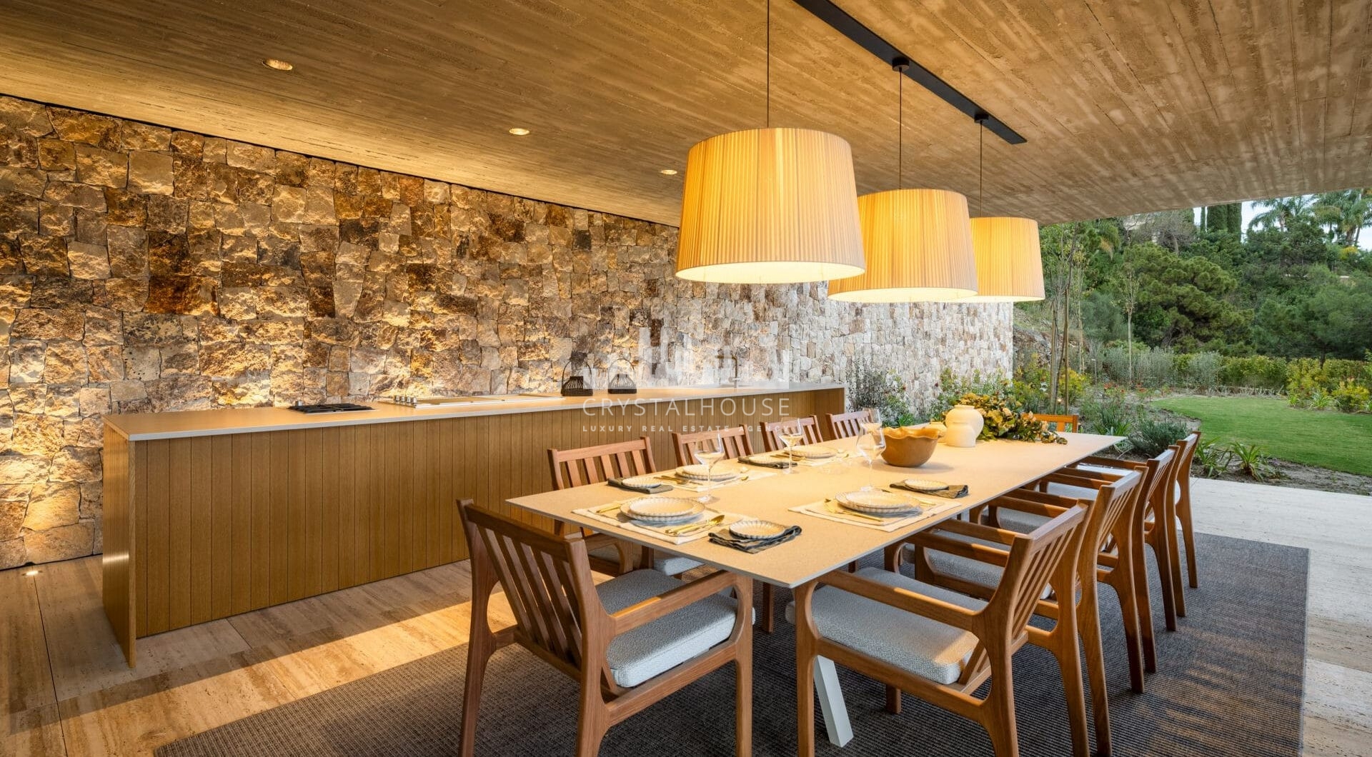 Villa Sienna is a contemporary home for sale in the exclusive gated community of El Madroñal, a peaceful and sought-after area in the hills of Marbella.