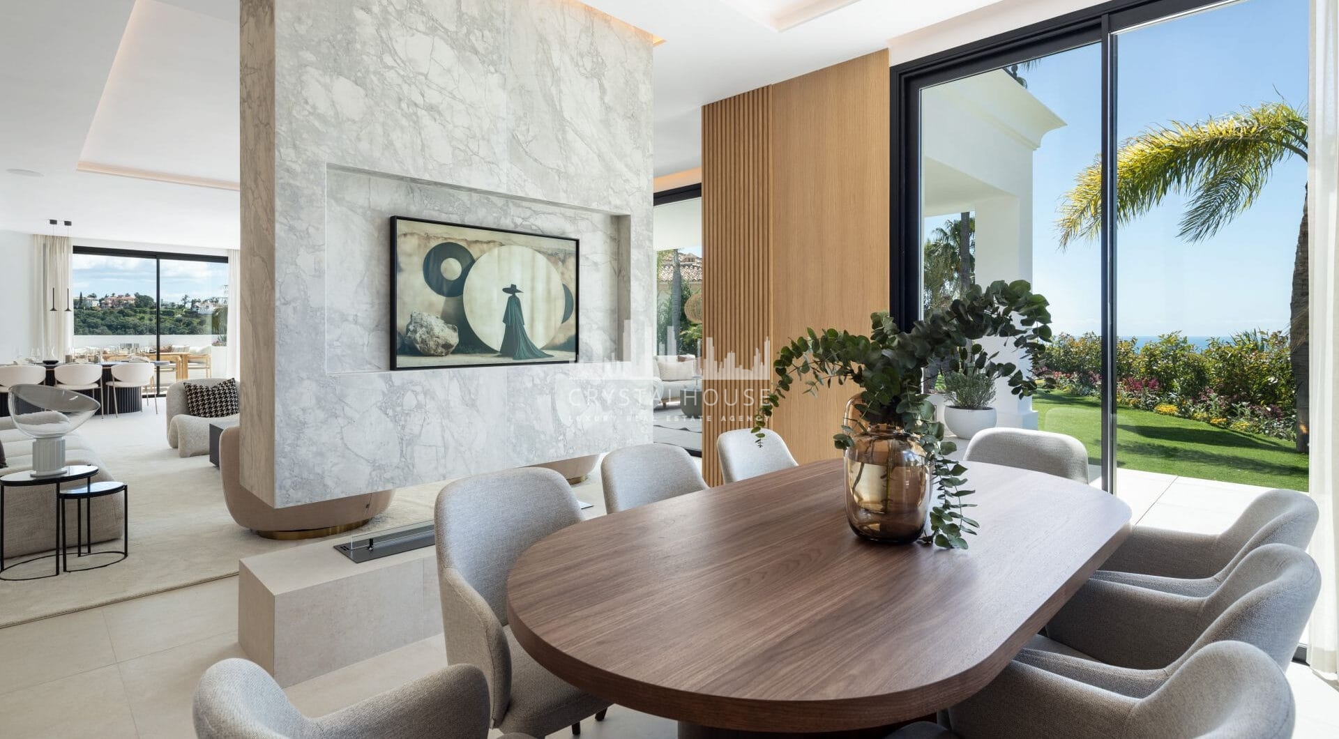 Discover Villa Fortuna, a stunningly renovated luxury villa situated in the prestigious gated community of Los Arqueros, offering spectacular views over the Los Arqueros Golf Course.