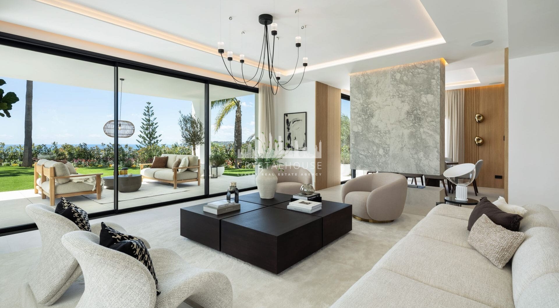 Discover Villa Fortuna, a stunningly renovated luxury villa situated in the prestigious gated community of Los Arqueros, offering spectacular views over the Los Arqueros Golf Course.