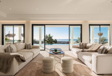 Villa Olivia stands as a remarkable family estate for sale within the prestigious gated community of Los Flamingos, just moments from the renowned Villa Padierna Resort, world-class golf courses, and an array of premium amenities.