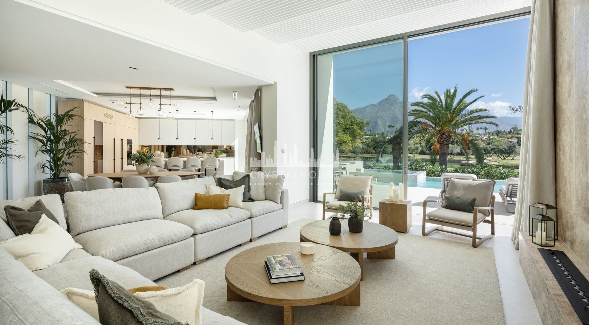 Villa Imagine is an exceptional frontline golf Villa for sale in Las Brisas.