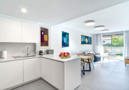 Spectacular two bedroom ground floor apartment in the brand new gated community Estrella Del Mar, Marbella