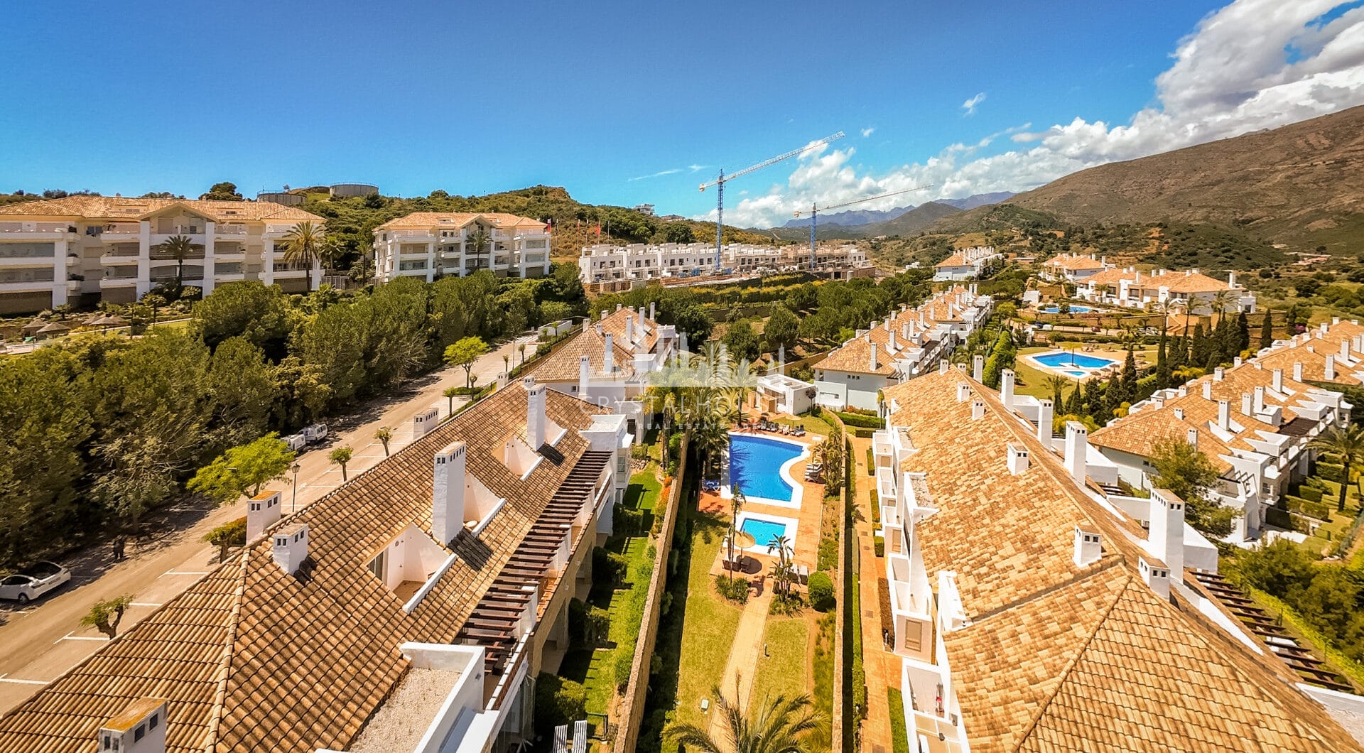 Elegant north east facing, three bedroom townhouse located in La Cala Golf, Mijas
