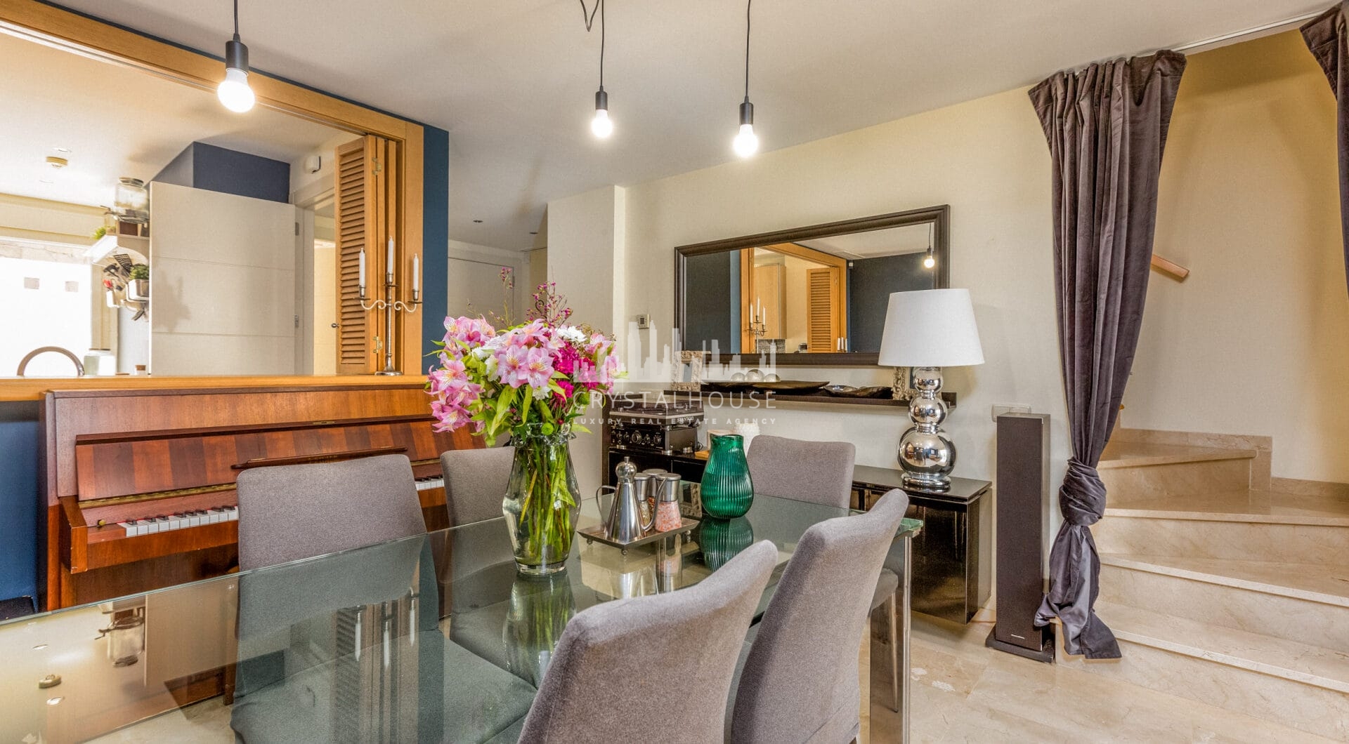 Elegant north east facing, three bedroom townhouse located in La Cala Golf, Mijas