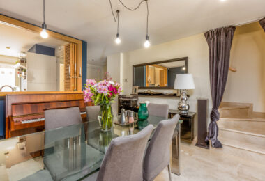 Elegant north east facing, three bedroom townhouse located in La Cala Golf, Mijas