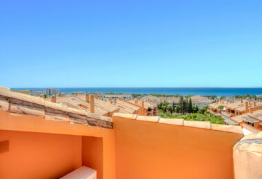 Beautiful, south facing three bedroom duplex penthouse, located in the gated community Costa Nagueles III