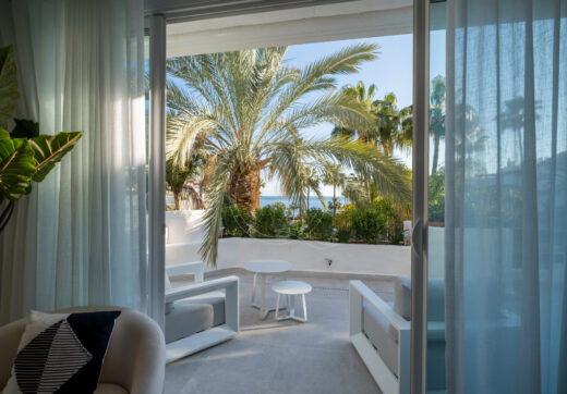 Stunning duplex penthouse beach front in the sought after area of Puerto Banús