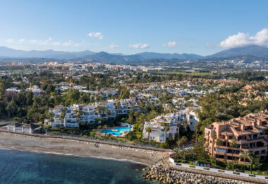 Stunning duplex penthouse beach front in the sought after area of Puerto Banús