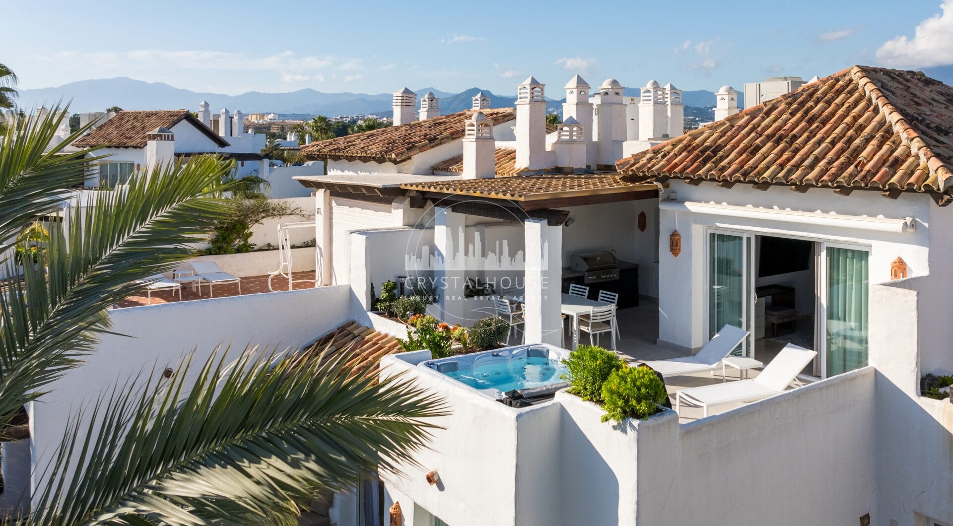 Stunning duplex penthouse beach front in the sought after area of Puerto Banús