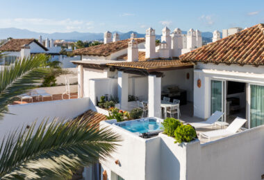 Stunning duplex penthouse beach front in the sought after area of Puerto Banús