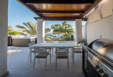 Stunning duplex penthouse beach front in the sought after area of Puerto Banús