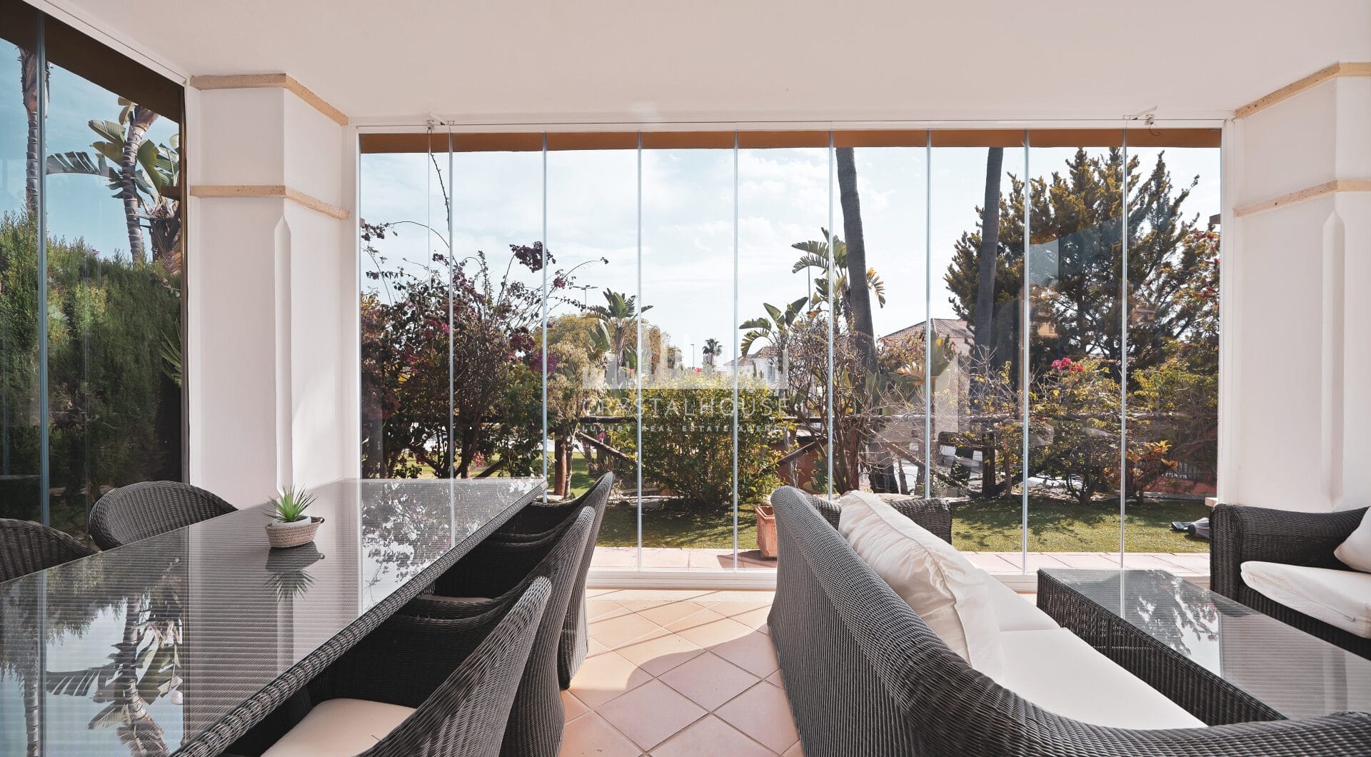 Elegant Semi-Detached Home in Santa Clara Golf – Sea Views, Private Garden &amp; Year-Round Terrace