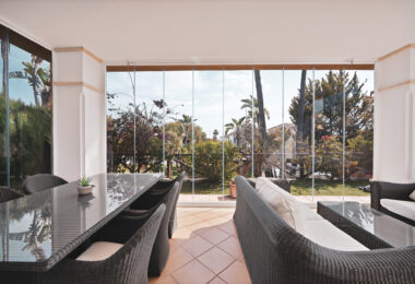 Elegant Semi-Detached Home in Santa Clara Golf – Sea Views, Private Garden &amp; Year-Round Terrace