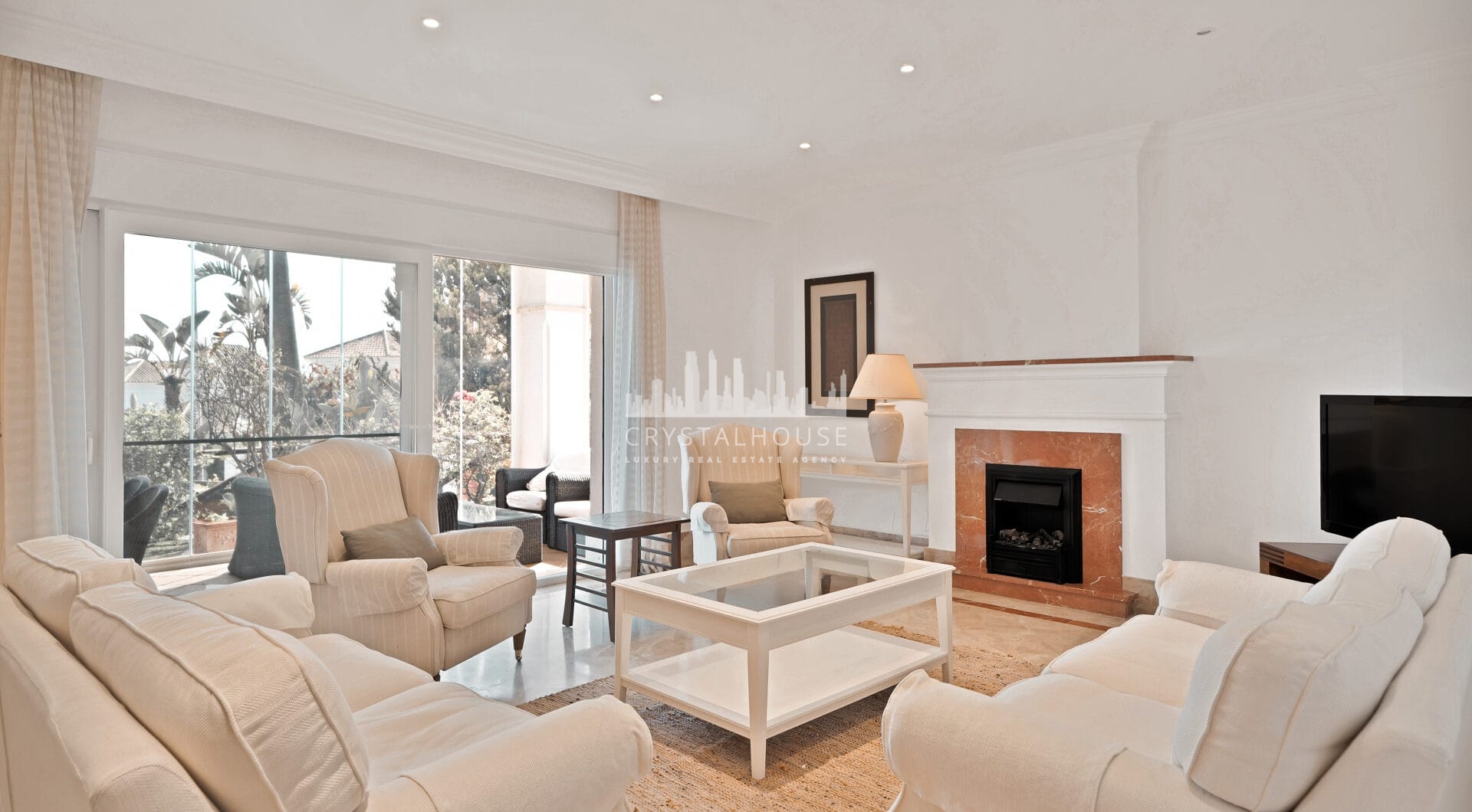Elegant Semi-Detached Home in Santa Clara Golf – Sea Views, Private Garden &amp; Year-Round Terrace
