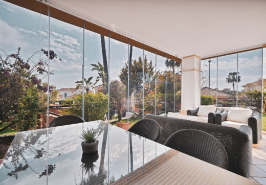 Elegant Semi-Detached Home in Santa Clara Golf – Sea Views, Private Garden &amp; Year-Round Terrace