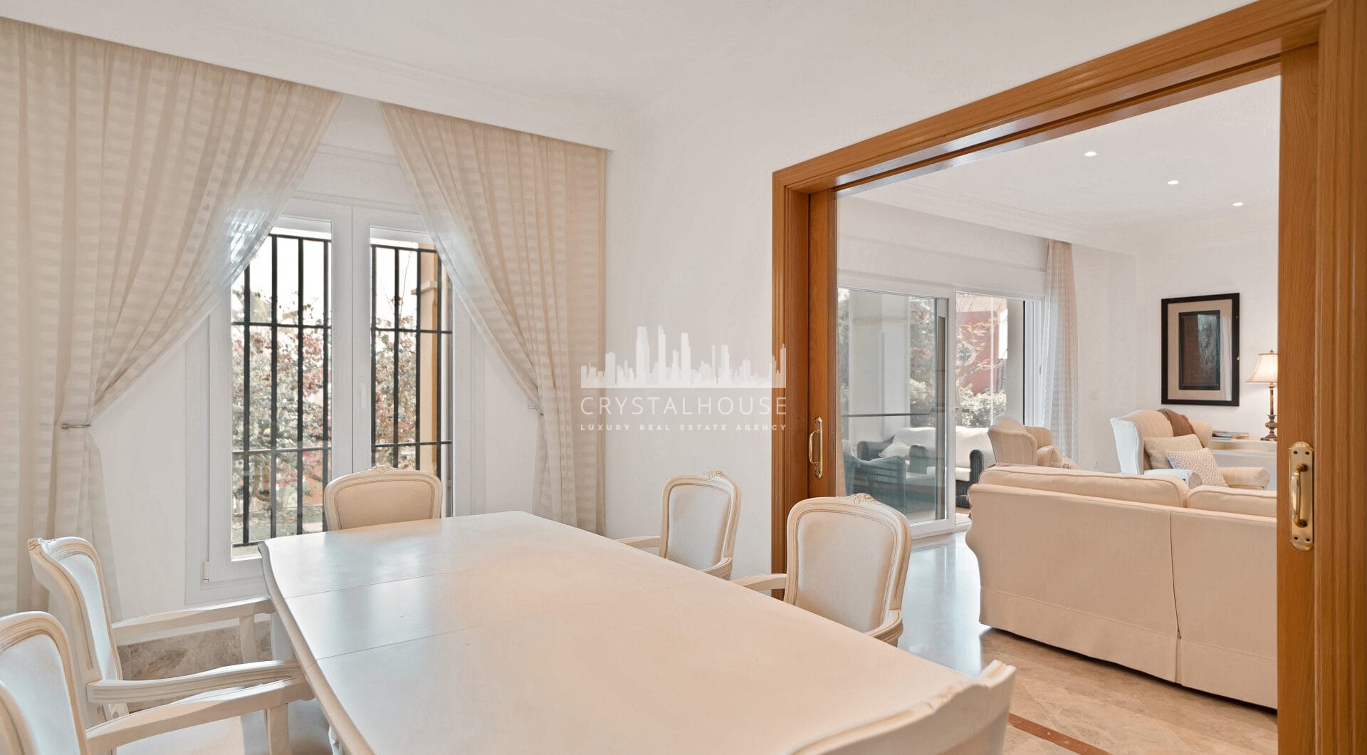 Elegant Semi-Detached Home in Santa Clara Golf – Sea Views, Private Garden &amp; Year-Round Terrace