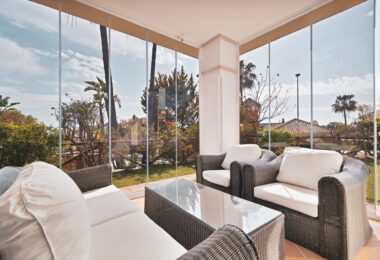 Elegant Semi-Detached Home in Santa Clara Golf – Sea Views, Private Garden &amp; Year-Round Terrace