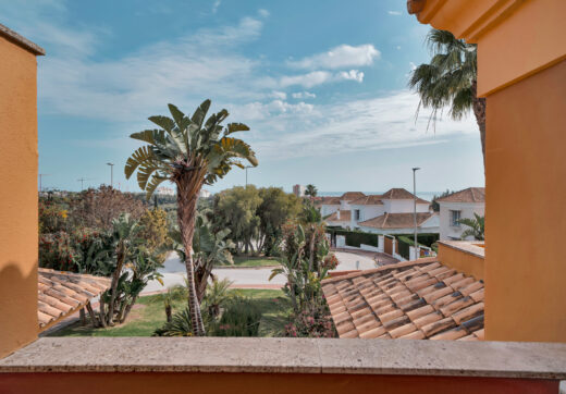 Elegant Semi-Detached Home in Santa Clara Golf – Sea Views, Private Garden &amp; Year-Round Terrace