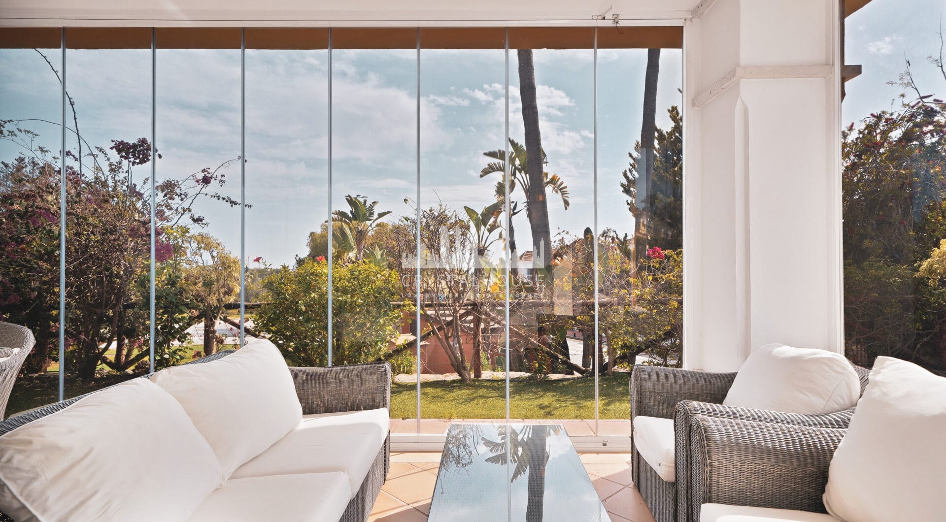 Elegant Semi-Detached Home in Santa Clara Golf – Sea Views, Private Garden &amp; Year-Round Terrace