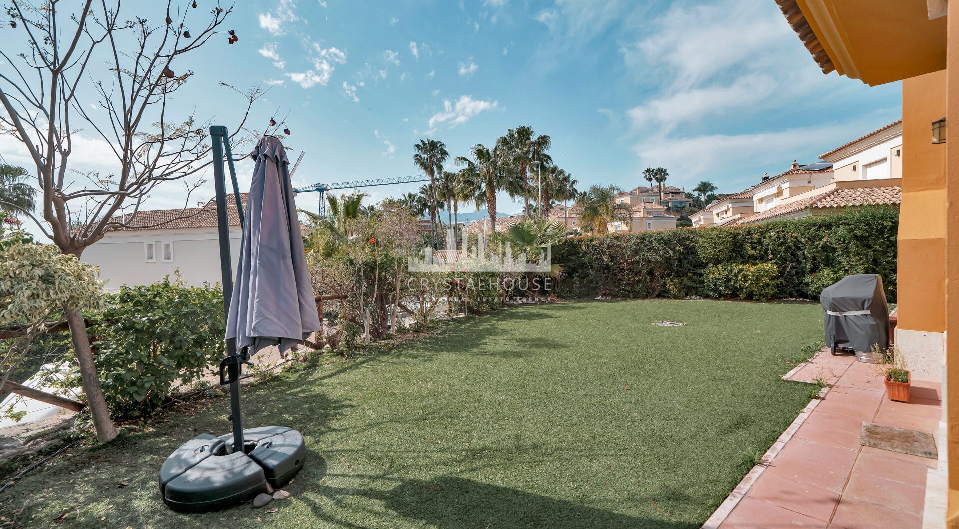 Elegant Semi-Detached Home in Santa Clara Golf – Sea Views, Private Garden &amp; Year-Round Terrace