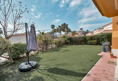 Elegant Semi-Detached Home in Santa Clara Golf – Sea Views, Private Garden &amp; Year-Round Terrace