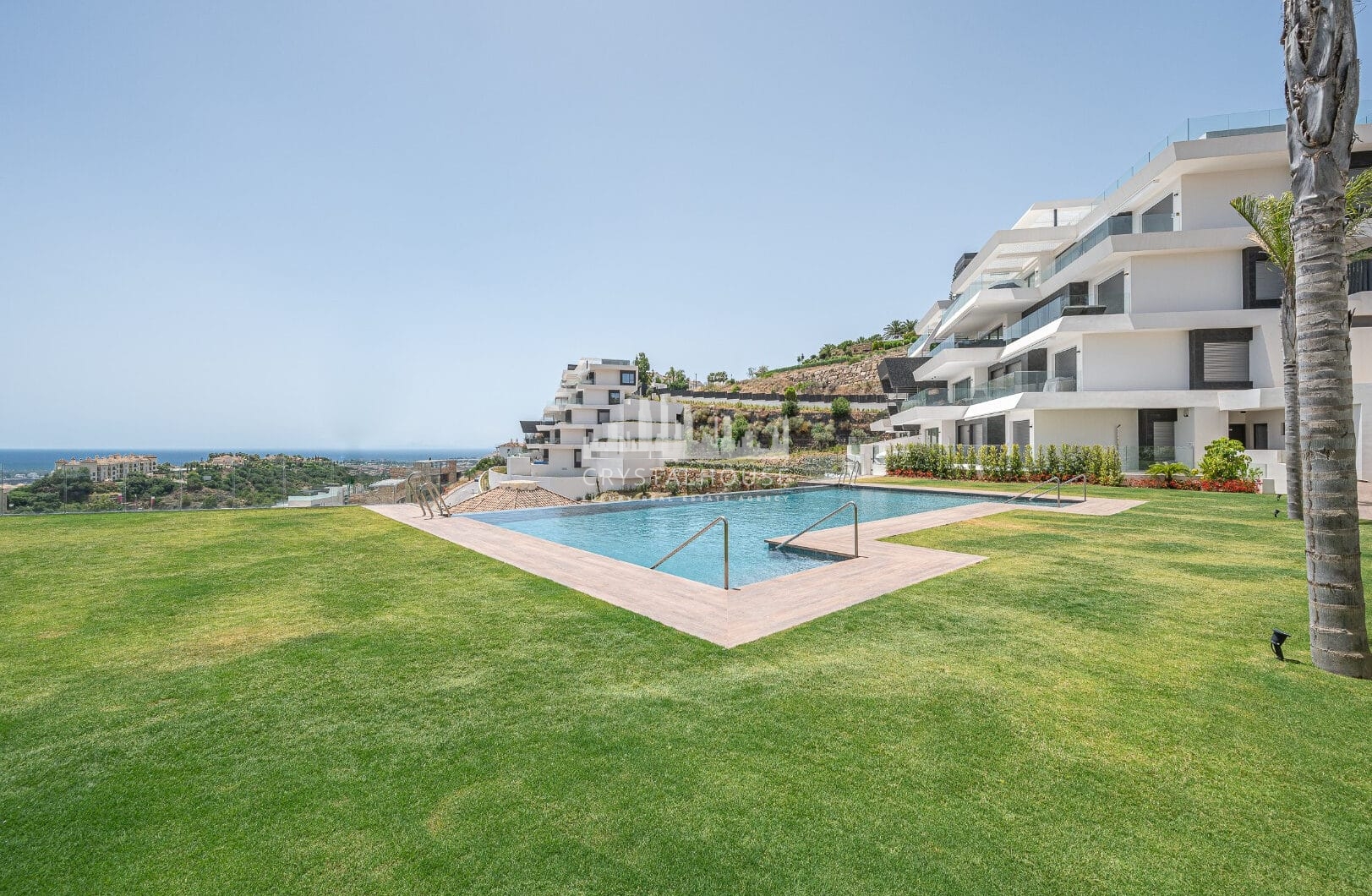 STUNNING CORNER MIDDLE FLOOR APARTMENT WITH PANORAMIC GOLF &amp; SEA VIEWS