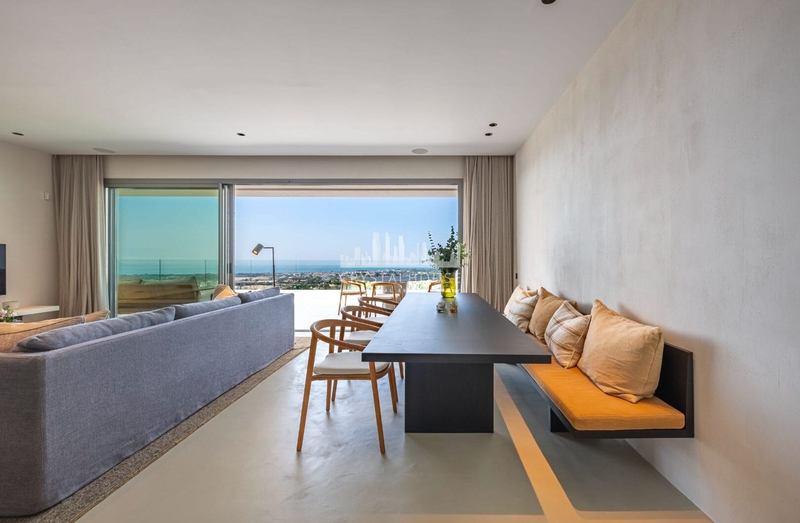 STUNNING CORNER MIDDLE FLOOR APARTMENT WITH PANORAMIC GOLF &amp; SEA VIEWS