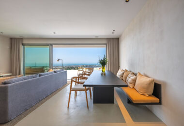 STUNNING CORNER MIDDLE FLOOR APARTMENT WITH PANORAMIC GOLF &amp; SEA VIEWS
