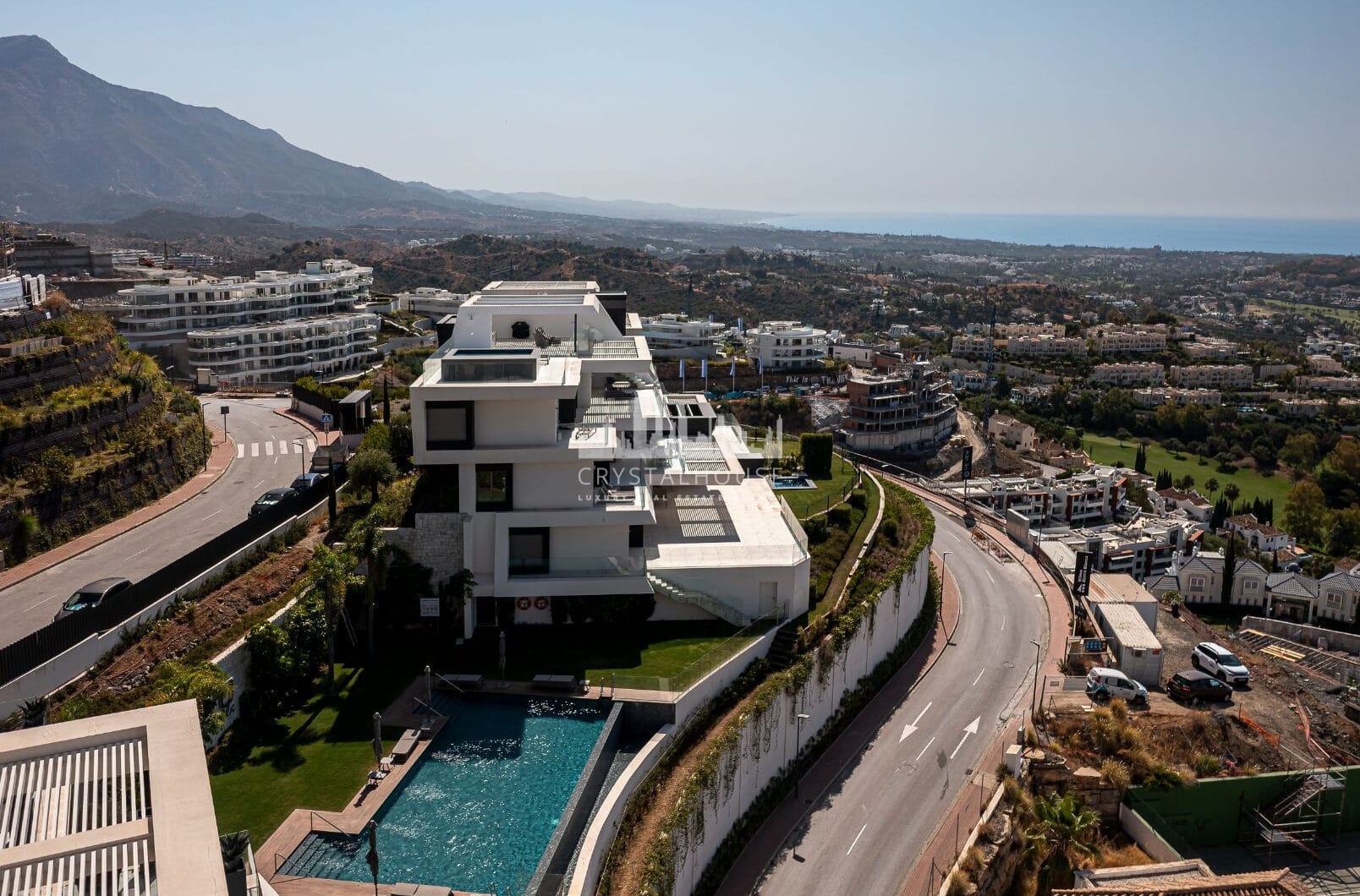 STUNNING CORNER MIDDLE FLOOR APARTMENT WITH PANORAMIC GOLF &amp; SEA VIEWS