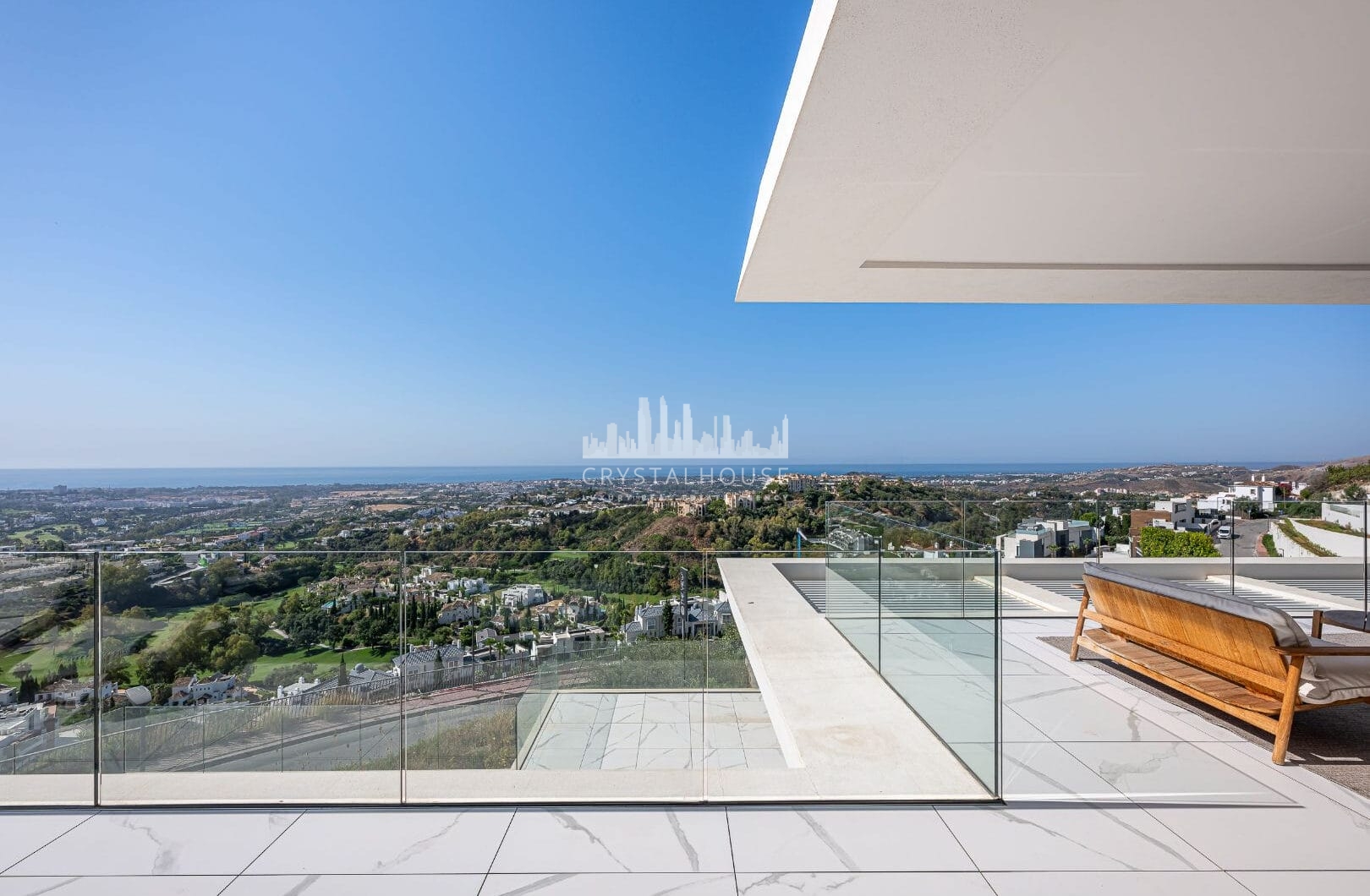 STUNNING CORNER MIDDLE FLOOR APARTMENT WITH PANORAMIC GOLF &amp; SEA VIEWS