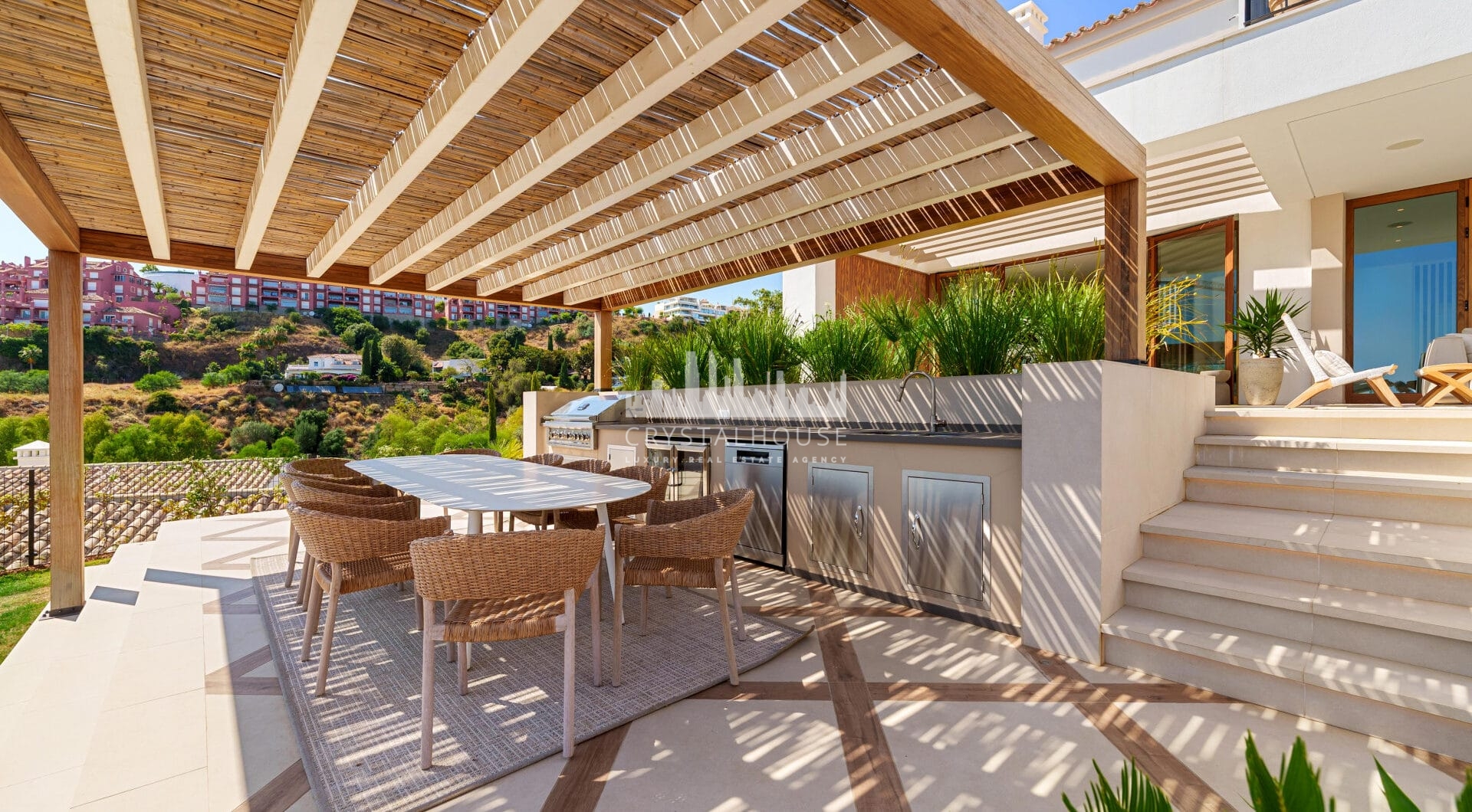 Villa Cina occupies a privileged position within The Hills, La Quinta