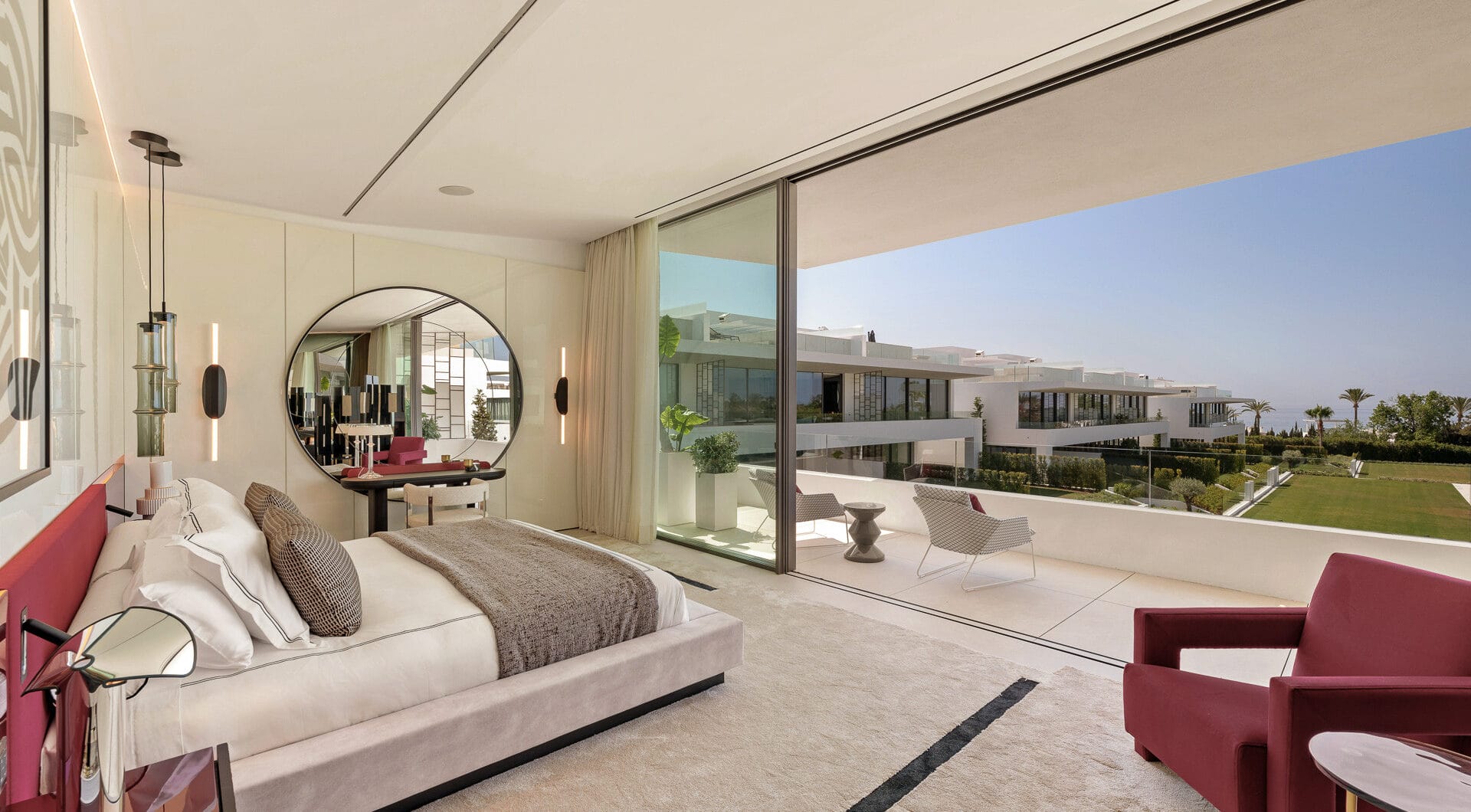 Contemporary 4-Bedroom Villa with Rooftop Cinema &amp; Sea Views