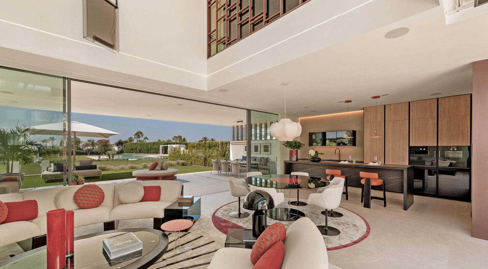 Contemporary 4-Bedroom Villa with Rooftop Cinema &amp; Sea Views