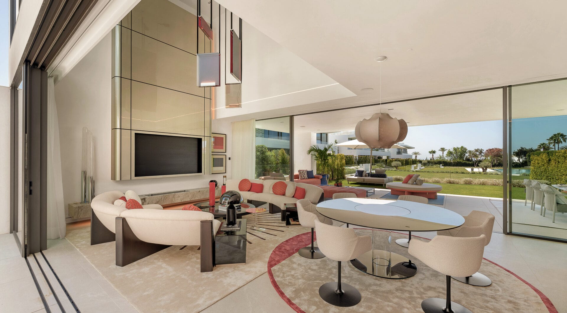 Contemporary 4-Bedroom Villa with Rooftop Cinema &amp; Sea Views